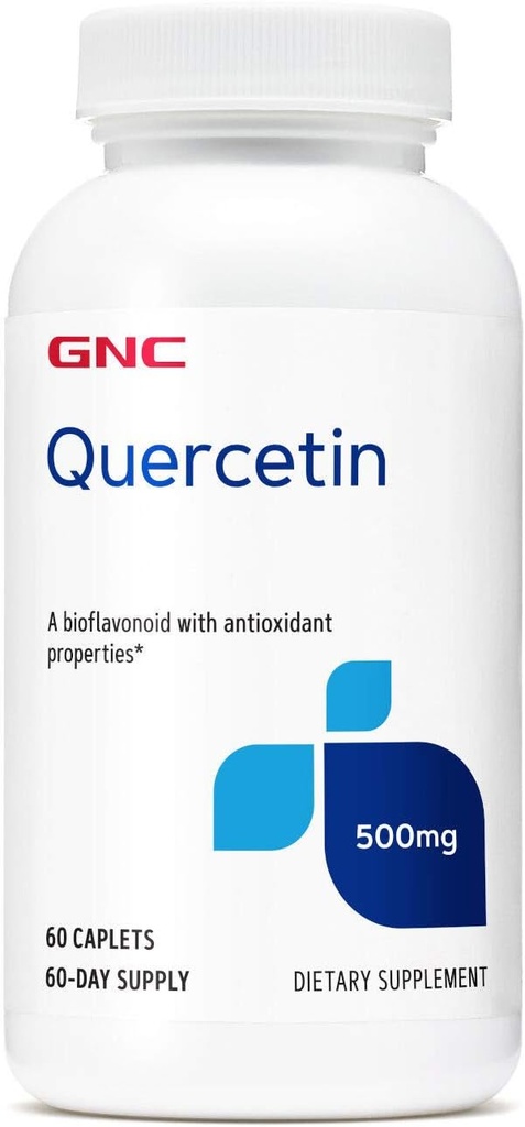 GNC Quercetin Supplément 500mg, 60 portions