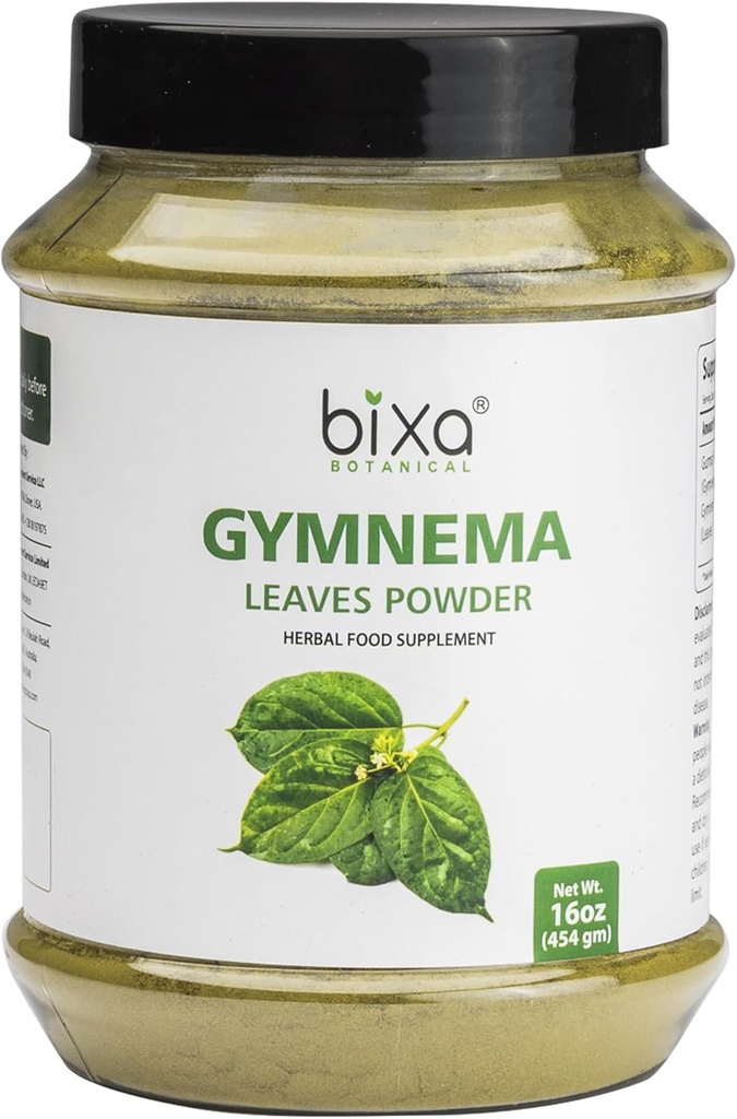 Bixa BOTANICAL Gymnema Poudre de feuille (Gudmar, Shardunika) 1 livre /16Oz