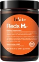 Invitez Santé Rouges Hx® - Supplément de fruits et légumes, poudre super-alimentaire - Formulé avec des extraits puissants du spectre des probiotiques oranges, rouges, bleus et violets plus - 30 portions