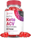 Justified Laboratories Destiny Keto ACV Gummies Extreme 2000MG Destiny Keto Gummies Advanced Formula Apple Cider Vinegar with Pomegranate Beet Juice Powder B12 Vegan Non GMO 60 Gummys