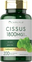 Carlyle Cissus Quadrangularis 1800mg.200 Capsules.com Supplément à l'extrait d'herbe traditionnel..
