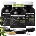 Pression artérielle durable – Benolea Olive Leaf & Enovita Graines Extrait – Circulation saine, Oxyde nitrique et soutien de l'artère – Doctor Formulé, Vegan, Non-OGM, Fabriqué aux États-Unis (180 capsules)