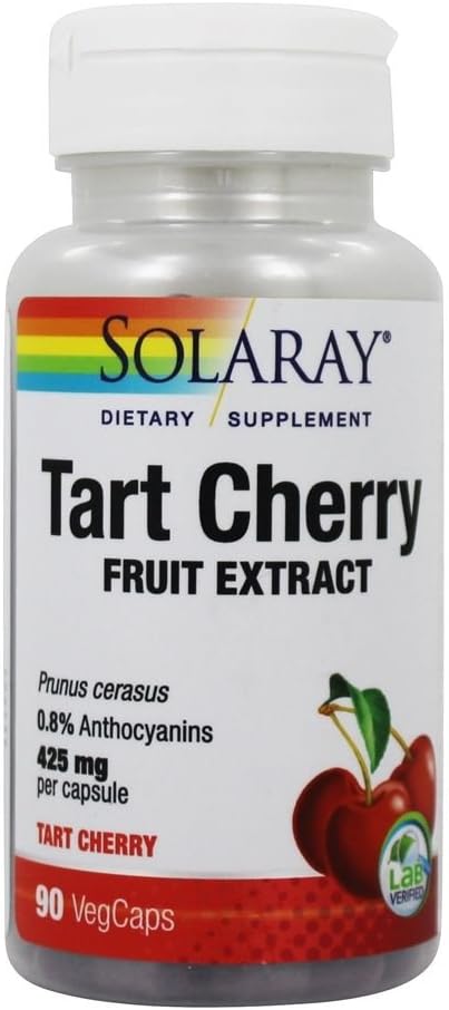 Solaray Tart Extrait de fruits de cerise 425mg.