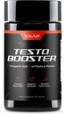 Snap Suppléments de testostérone Booster pour les hommes - favorise la croissance musculaire, Booster pour les hommes, en améliorant l'énergie naturelle, l'endurance et la force, 90 capsules (30 portions, 1 mois d'approvisionnement)