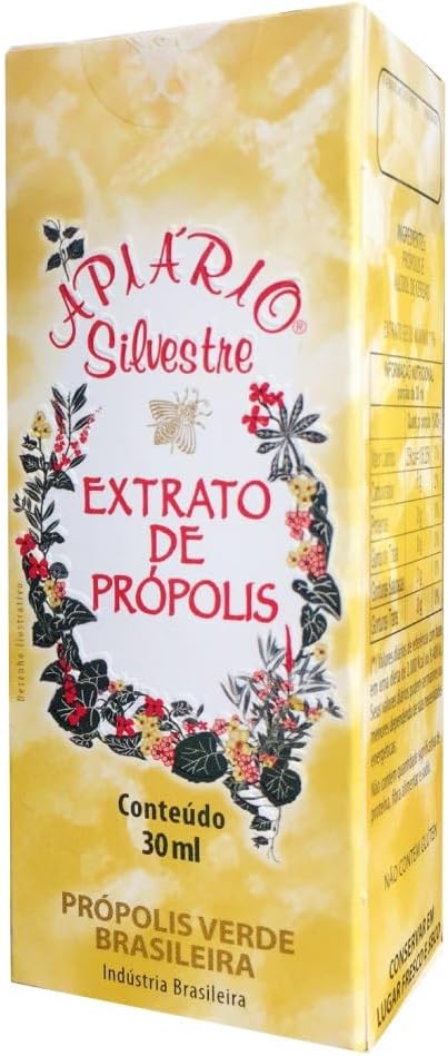 Extrait de solution alchoholique de céréales liquides de propolis verte brésilienne 30ml (1 bouteille)