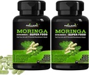 Bio Moringa Capsules de Poudres d'Himalaya Nutrient Supplément de Feuille d'Himalaya 120 Compte Moringa Capsules de Moringa Extraites de Pure Moringa Poudre 240 Compte (Pack of 2)