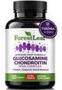Glucosamine Chondroïtine MSM Complex Supplement - Triple Strength 1200mg Joint Support Supplément pour les femmes et les hommes avec l'acide curcuma, l'acide hyaluronique et le bromelain pour la flexibilité musculaire - 120 capsules