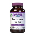 Supplément Potassium Bluebonnet Aspartate 99mg Compléments minéraux essentiels pour équilibre électrolytique - Non-OGM, Vegan, Certifié Casher, Sans gluten, Sans soja, Sans lait - 90 Capsules de légumes