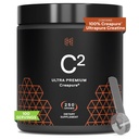 HPN C2 Creatine monohydratée pour la performance, la récupération, la force, le travail dehors, végétalien, non-OGM, sans produits laitiers et sans soja, testée indépendamment, crème ultrapure Premium (100 portions)