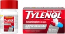 Gels de libération rapide d'acétaminophène extra-résistance Tylenol, analgésique et réducteur de fièvre, 24 ct