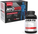 Myogenix Myovite Multivitamin & Liver Support Component Bundle – Soutien avancé quotidien en matière de nutrition et d'organes – Promouvoir l'énergie, la désintoxication et le bien-être général