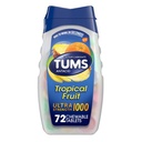Tums Ultra 1000 Fort maximum Fruits tropicaux - 72 comprimés à croquer