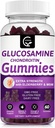 Glucosamine Chondritin Gommies avec MSM & Elderberry – Support de mobilité et de flexibilité extra-fort, Supplément immunitaire antioxydant pour les femmes et les hommes
