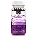Glucosamine Chondritin Gommies avec MSM & Elderberry – Support de mobilité et de flexibilité extra-fort, Supplément immunitaire antioxydant pour les femmes et les hommes