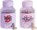 Lemme Burn & Debloat Capsule Bundle - Metabolism & Fat Burning + Debloat Capsules for Bloating & Gas Relief, Probiotics & Prebiotics - Gluten Free, Non-GMO - 60 Ct. Each