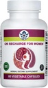 Herb Guru CHI Recharge pour les femmes 60 Capsules - Rehmannia Natural Herbs Supplément santé féminine