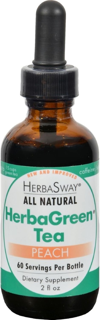 Herba Sway - Tea Peach Herbagreen, 2 fl oz liquide