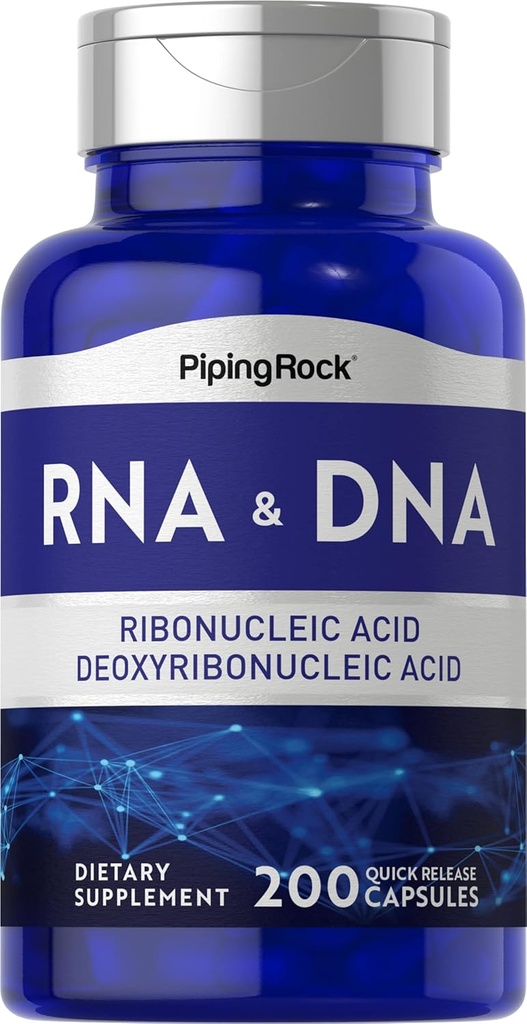 Supplément à l'ADN de l'ARN de Rock Piping 200 capsules