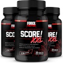 FACTEURS DE FORCE Score! XXL, 3-Pack, supplément de booster d'oxyde nitrique pour les hommes avec L-Citrulline, Black Maca, et Tribulus pour améliorer la performance athlétique, augmenter l'endurance, et soutenir le flux sanguin, 90 comprimés