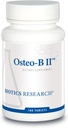 Recherche en biotique Osteo B II Soutien optimal à la santé osseuse, Vieillissement en santé, CaMg, Comprimé facile à avaler, Sulfates de chondritine purifiés, 180 comprimés