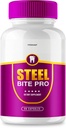 (1 Pack) Steel Bite Pro for Teeth and Gum Repair, Authentic Steel Bite Pro Supplement, Dental Health Support Capsule, Zephyr Organics, One Bottle