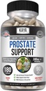 Kaya Naturals Prostate Support.com Potent DHT Blocker pour la croissance des cheveux, promouvoir le sommeil, bêta Blocker pour réduire les mictions fréquentes, support Bladder vider et supplément d'endurance (180 capsules)