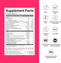 The Absorption Company Energy Drink Powder Packets – Un booster d'énergie propre pour soutenir l'alerte avec 150mg de caféine naturelle et vitamine C – Fruit Punch Flavor, 28 bâtons