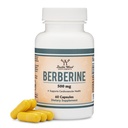 Supplément Berberine 500mg, 60 Capsules (Troisième partie testée, non-OGM, sans gluten, sans végétalien) Activateur AMPK - Berberine HCL pour la santé cardiovasculaire par double bois