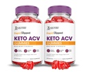Laboratoires Justifiés (2 packs de gommes à vinaigre de cidre de pomme de terre rapides de formule avancée 1000MG) Formulés avec de la poudre de jus de betterave à grenade B12 Vegan Non OGM 120 Gummys