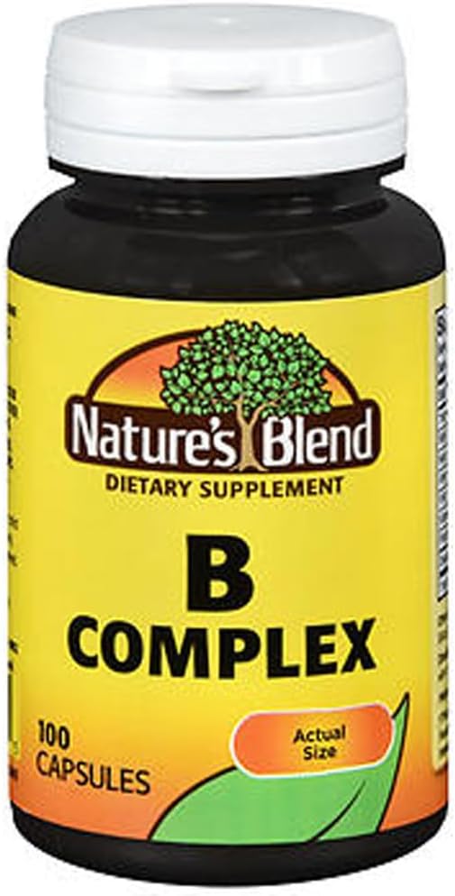 Natures Mélanger les capsules complexes B de la nature, 100 capsules