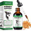 Soutien du rein pour chiens,60ML, supplément de soutien Kidney traite, soutient la fonction de santé immunitaire et urinaire et rénale et l'urine régulière,100% supplément naturel à base de plantes