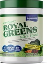 Nouveau Vitalité Royal Greens Superfood Poudre de légumes sains avec probiotiques, enzymes, antioxydants, blé gras et verts 10.75oz (30 jours d'approvisionnement)