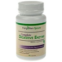Enzyme digestive avec 2 milliards de probiotiques - Non-OGM - 13 enzymes d'origine végétarienne - 90 capsules - Supplément alimentaire par des germes oubliés
