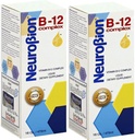 Neurobion Vitamine B12 Complexe 16 Oz Arôme à agrumes liquides 2 Pack