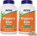 Maintenant Slippery Elm 400 mg, 300 capsules végétariennes (paquet de 2)
