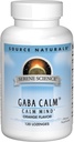 Source Naturals Serene Science GABA Calm 125mg Supplément d'arôme orange Support naturel - Avec ajouté Magnésium, Glycine, N-acétyl L-Tyrosine, Taurine et plus - 120 Lozenges