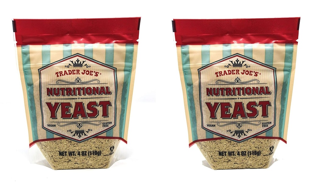 Levure nutritive du trader Joe - végétalien, sans gluten, 4 once - EMBALLAGE DE 2