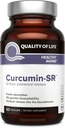 Qualité de vie Curcumin-SR - Vieillissement en santé, soutien à l'inflammation - 60 Vegicaps