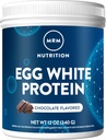 MRM Nutrition Oeuf Protéines blanches au chocolat Saveuré de 23g Protéines sans gras avec enzymes digestives Valeur biologique maximale Test cliniquement 10 portions