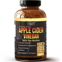 Vinaigre de cidre de pomme avec gélules mère - Capsules de vinaigre de cidre de pomme avec gingembre, citron, Cayenne et inuline - Kéto Friendly et sans gluten pour l'énergie, l'immunité et la santé Gut - 120 Capsules