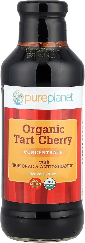 PURE PLANET Organic Tart Cherry Concentrate, 16 FZ