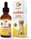 Vitamine D3 liquide pour chiens Chats, 60mL, 60 Compte à 1ml Dose
