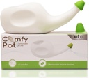 Neti Pot Sinus Rinse Bouteille Système d'irrigation nasale Relief de congestion Nettoyant Nez Laver Système de flush de rinçage nasal pour adultes et enfants Traitement de l'infection au sinus saline