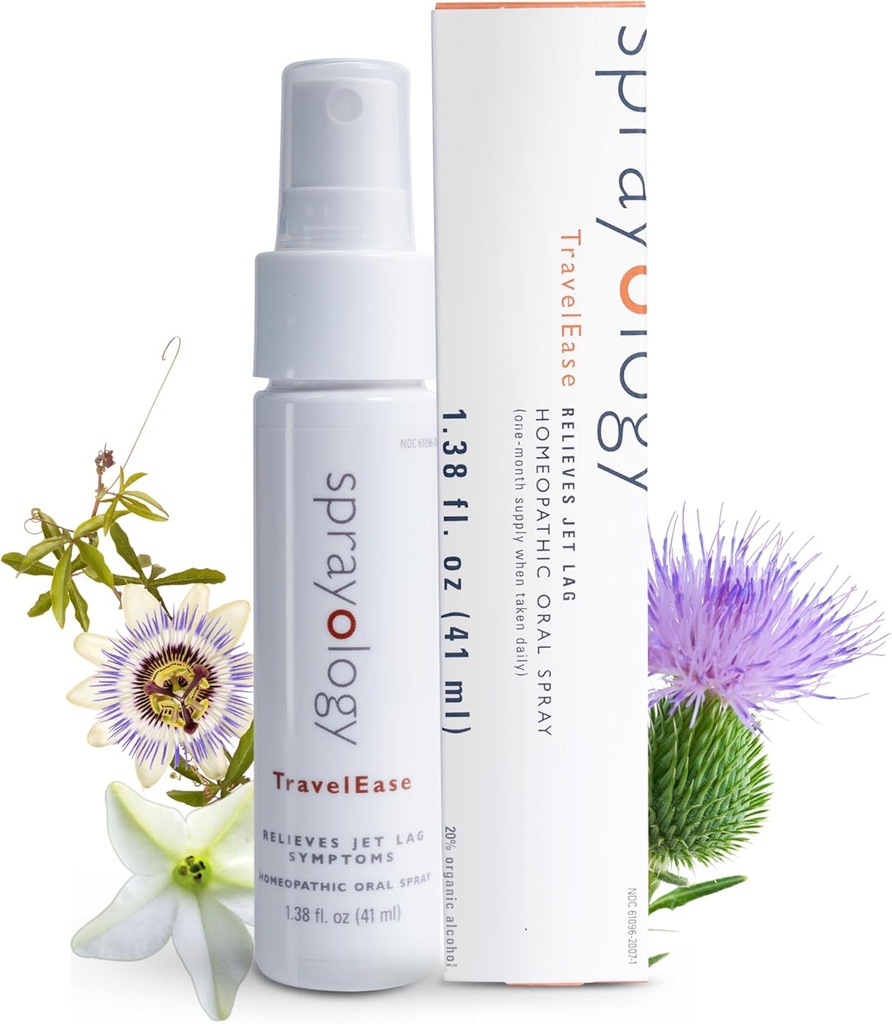 Sprayologie VoyageFaites-vous un jet homéopathique Spray de soulagement de la lag