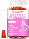 Inositol Gummies Sugar Free, Myo-Inositol & D-Chiro Inositol 40:1 Ratio Supplement for Women, Fertility, Hormone Balance, Ovarian Health, 60 Count