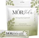 Supplément quotidien Mörvida - Moringa Oleifera de l'Himalaya - Riche en vitamine C, calcium et protéines - Riche en minéraux, protéines et plus - 30 sachets