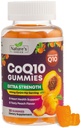 CoQ10 Gummies pour adultes 100mg - 3X Force, Absorption élevée, Supplément antioxydant pour la santé cardiaque et la production d'énergie, Ultra Coenzyme Q10 Vitamines, Coq 10 Suppléments - 30 CoQ10 Gummies
