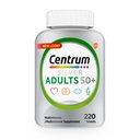 Multivitamine d'argent centrum pour adultes 50 Plus, Supplément multivitamine/multiminérale, vitamine D3, vitamine B, sans gluten, ingrédients non OGM, soutient la mémoire et la cognition chez les adultes âgés - 220 Ct