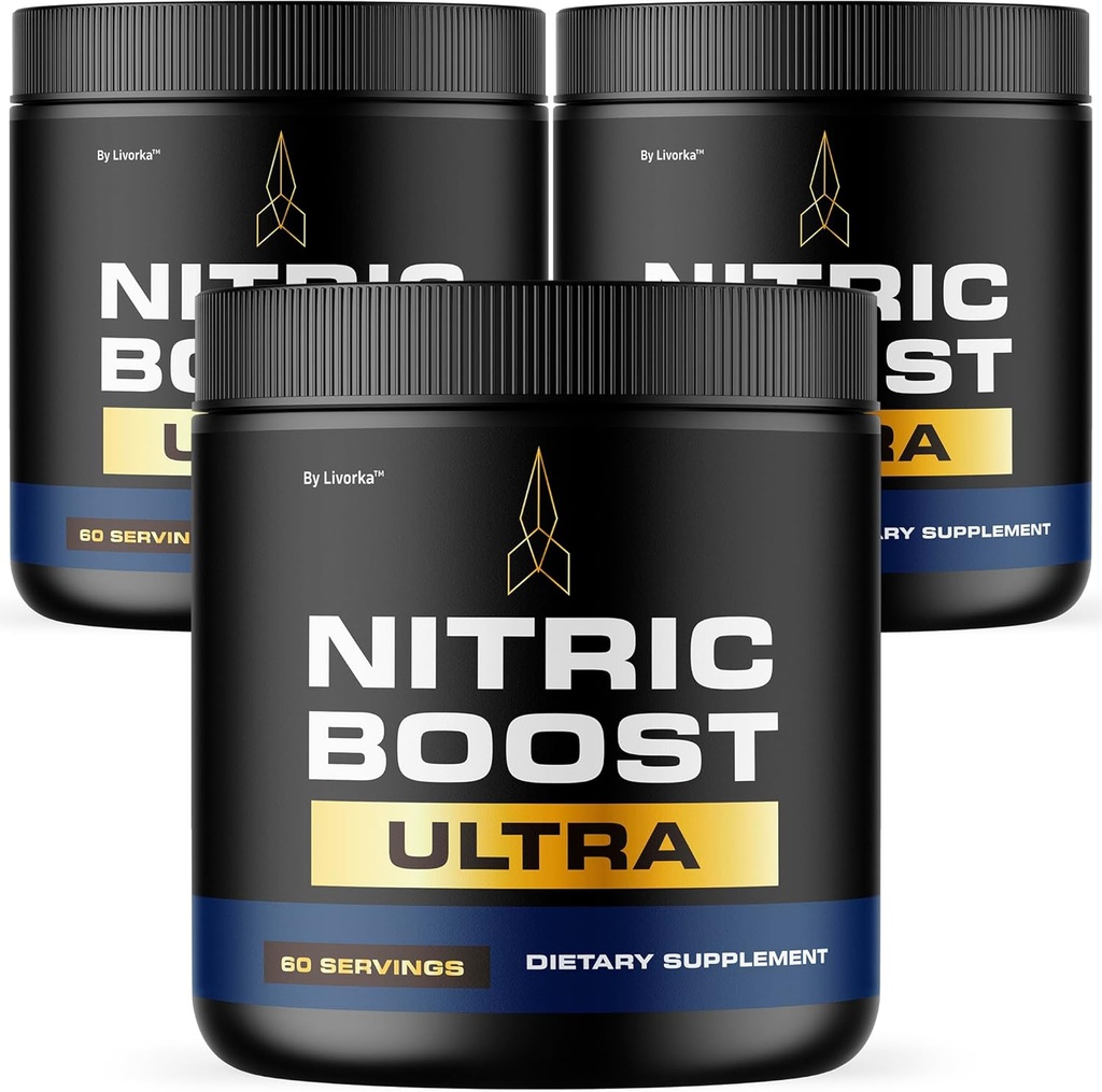 LIVORKA (3 Pack) Boost nitrique - Boost nitrique Poudre Ultra Purple pour homme, Poudre NitriqueBoostUltra, Boost Énergie et Soutien Lifestyles actifs, 180 portions pendant 3 mois
