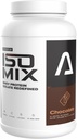 ASTROFLAV IsoMix Redéfini Poudre isolate de protéines de lactosérum – 24g de protéines, 0g de sucre, faible teneur en glucides, 6,5g BCAA + 13,4g EAA – Formule de croissance musculaire et maigre, chocolat